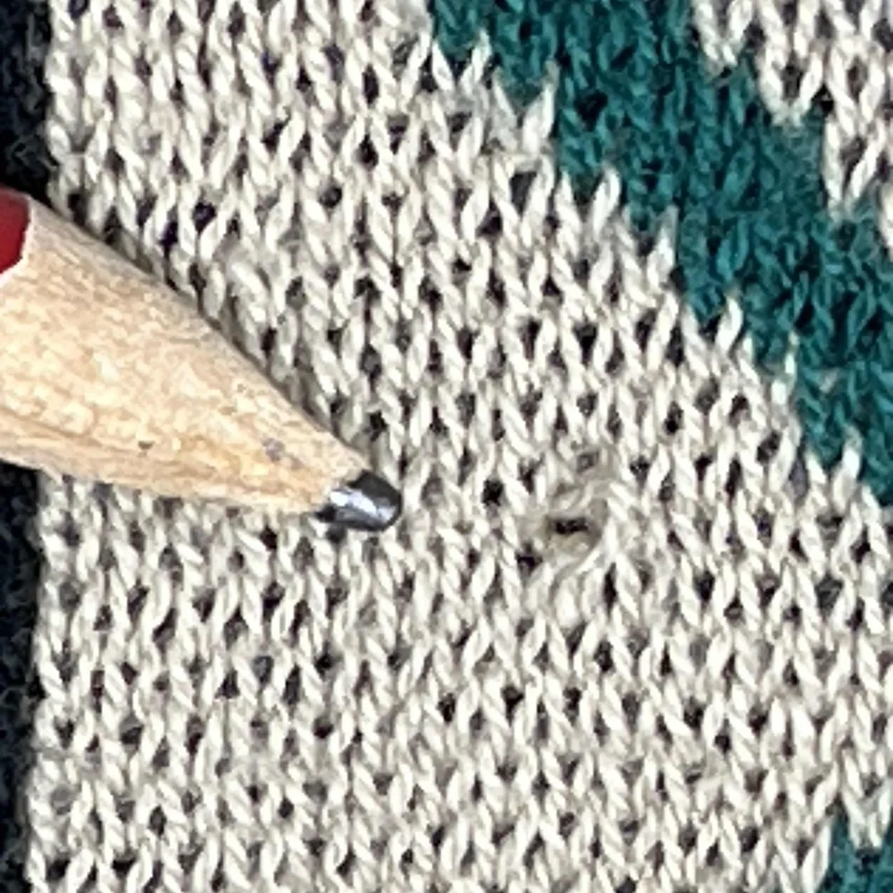 Vintage Liz & Co Cotton Womens Multicolor Floral Roses Knit Crewneck Sweater Med - Picture 10 of 12